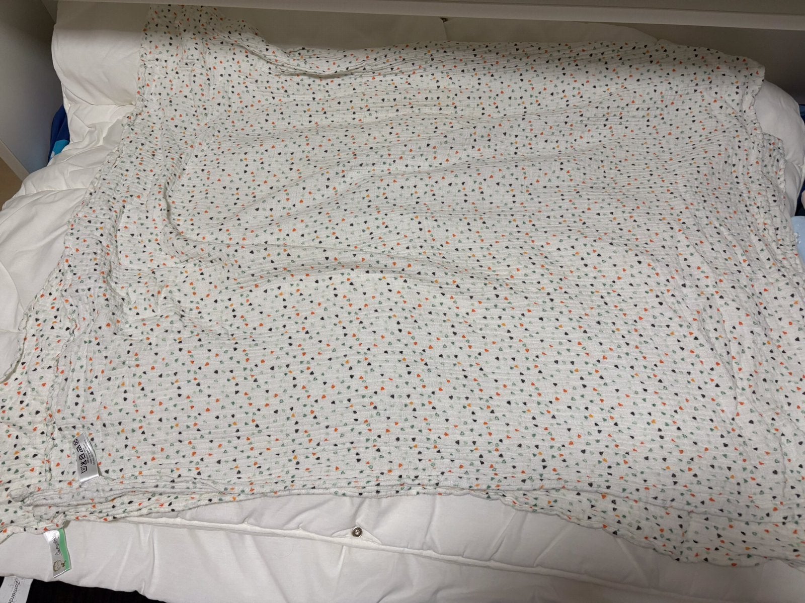 2 Katoenen hydrofiel doeken 100cm/80cm, Ophalen, Overige typen, Wasbaar, Meerkleurig