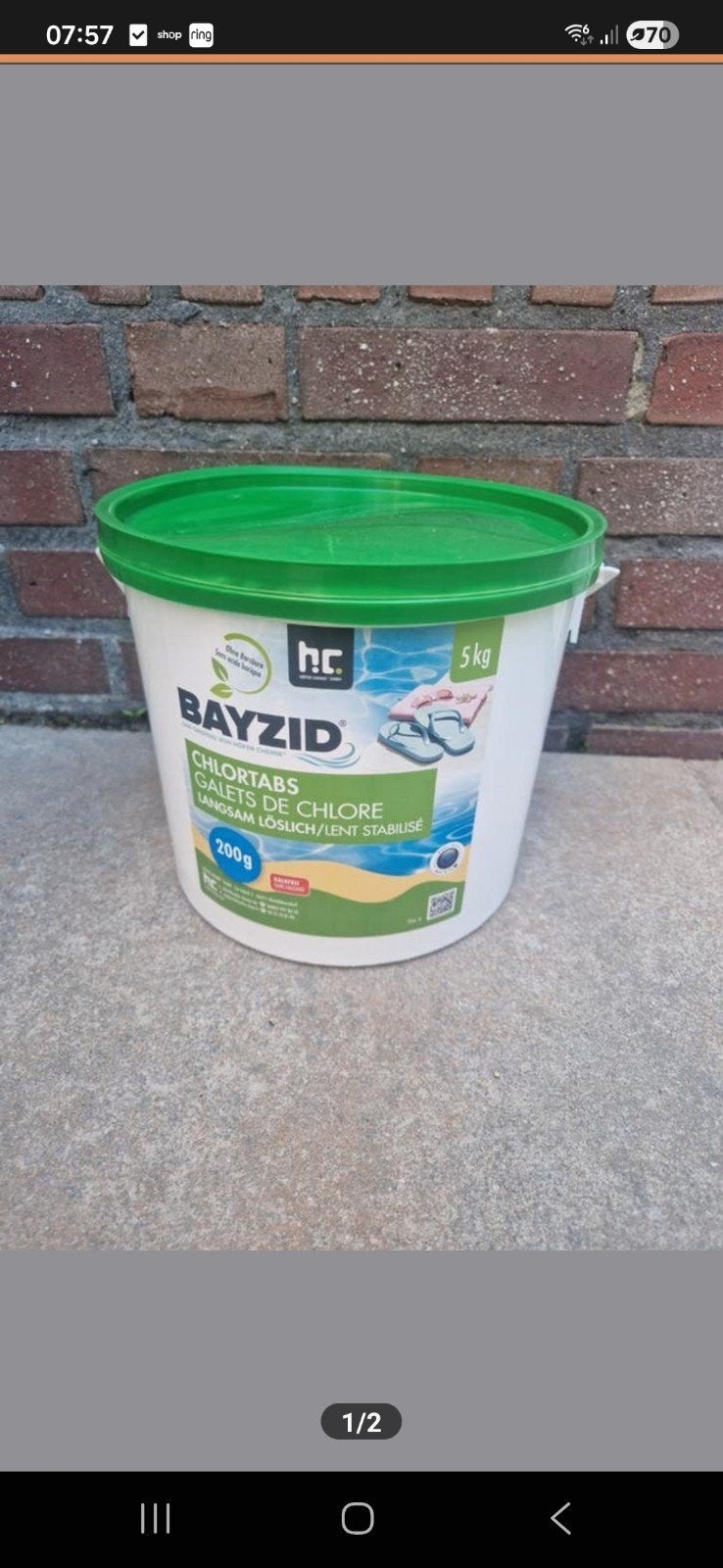 Chloortabletten 200gr 5kg voor Zwembad - Nieuw, Ophalen of Verzenden, Nieuw, Reinigingsmiddel