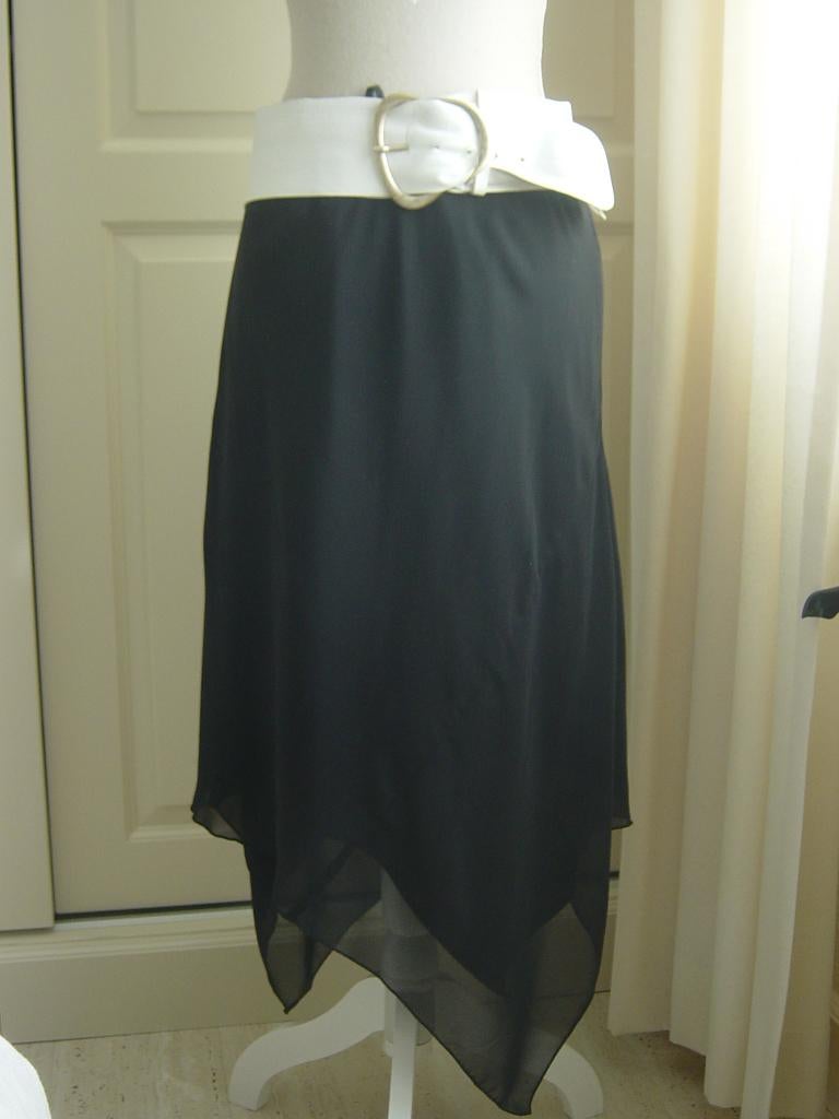 Rok voile Maat 38 ZWART Merk H&M, Maat 38/40 (M), H&M, Zwart, Ophalen of Verzenden