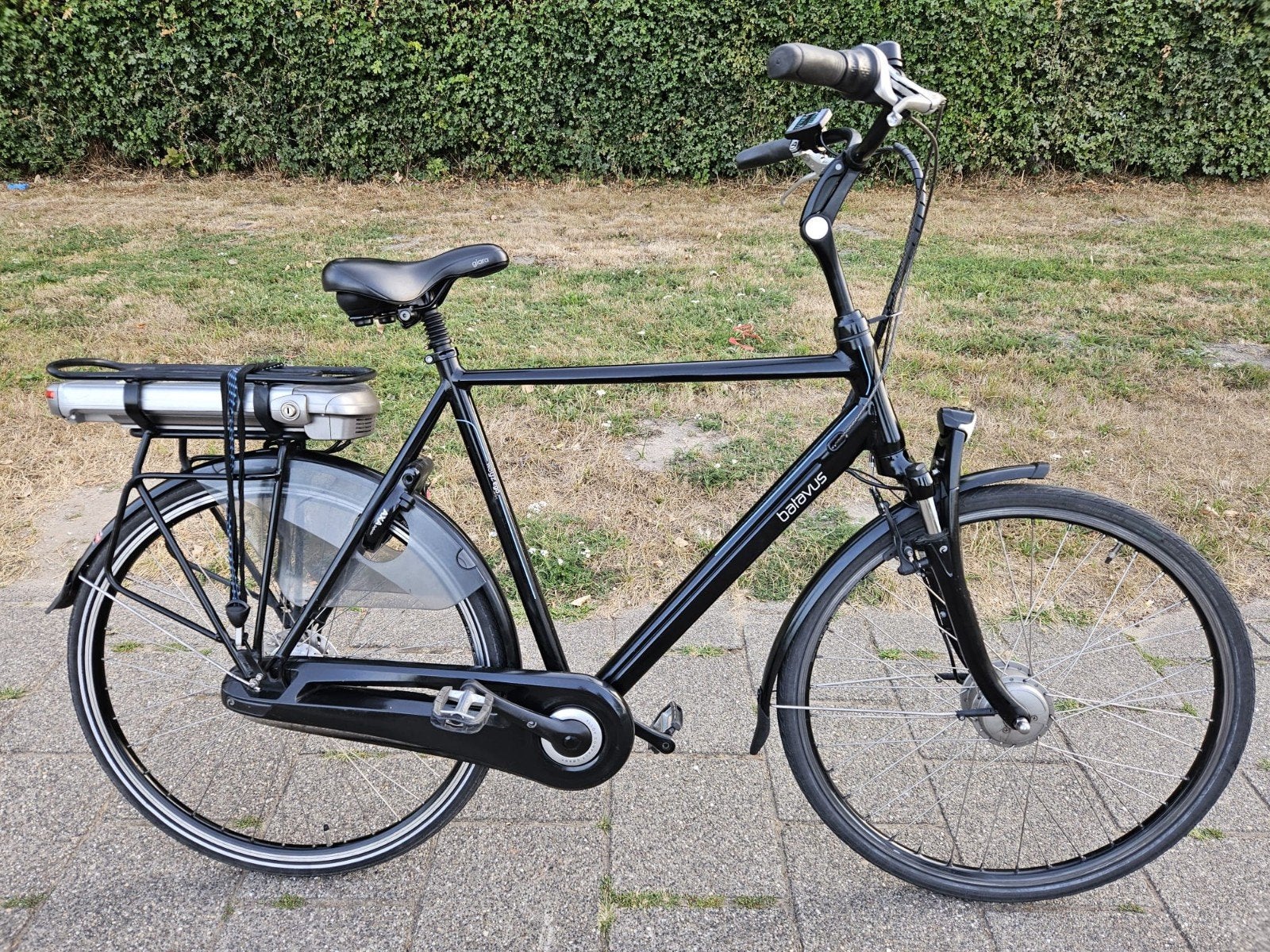 Elektrische herenfiets batavus, Ophalen, Versnellingen, Batavus, Zo goed als nieuw