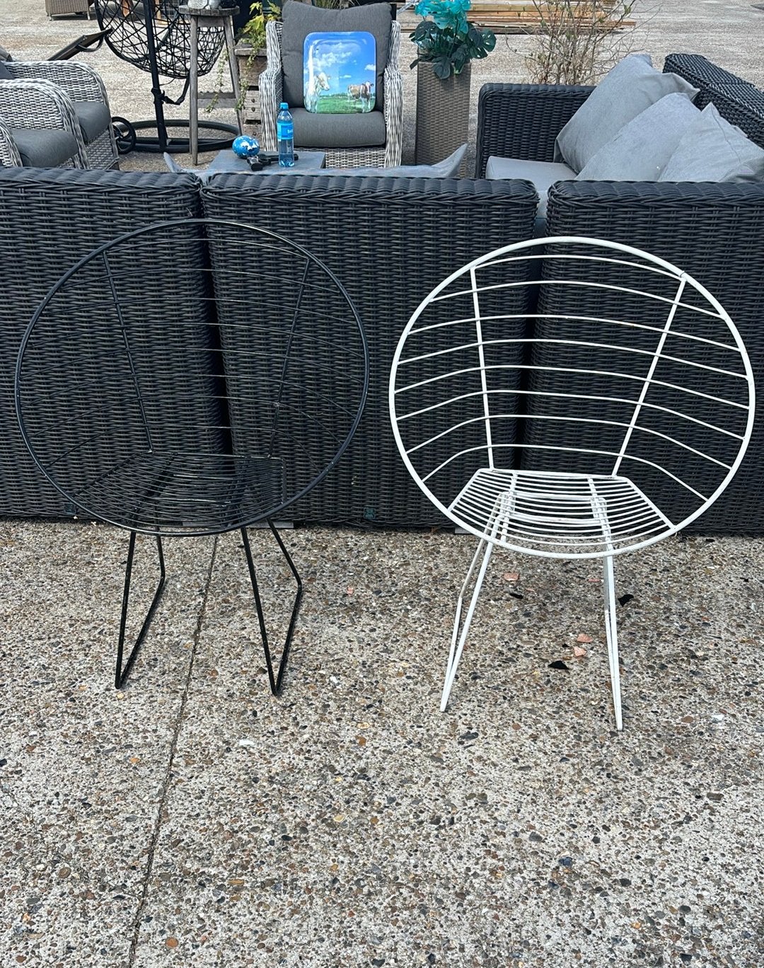 Draad tuin stoelen 2x, Ophalen