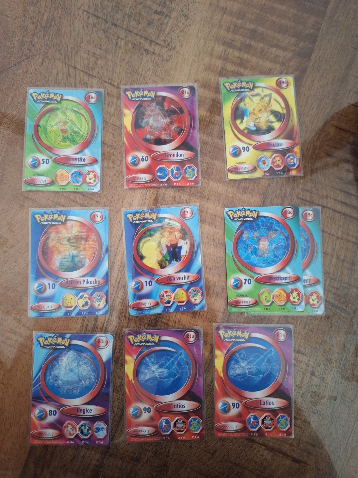 Pokémon fox kid cards, Set van 9 swampert 2x dubbel, Verzamelen, Ophalen of Verzenden, Nieuw