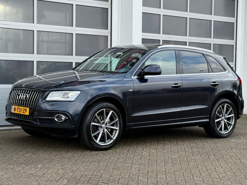 Audi Q5 2.0 TDI 190PK Sport S-line Quattro Aut. Navi Pano Le, Automaat, Gebruikt, Euro 6, 4 cilinders
