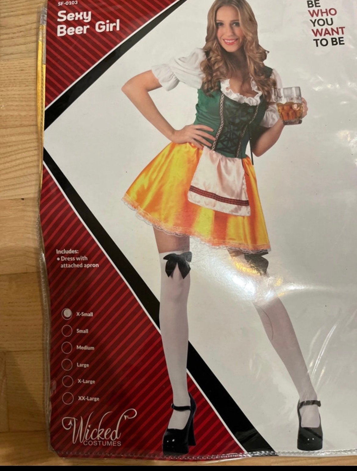 Sexy Bier Meisje Kostuum - Maat XS, Ophalen of Verzenden, Kleding, Maat 34 (XS) of kleiner, Overige thema's