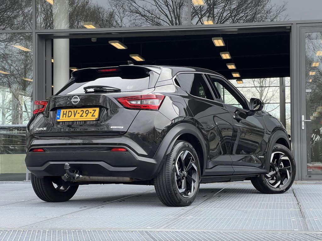 Nissan Juke 1.6 Hybrid Business Design Automaat 143PK | Navi, Gebruikt, Zwart, Bedrijf, Hybride Elektrisch/Benzine