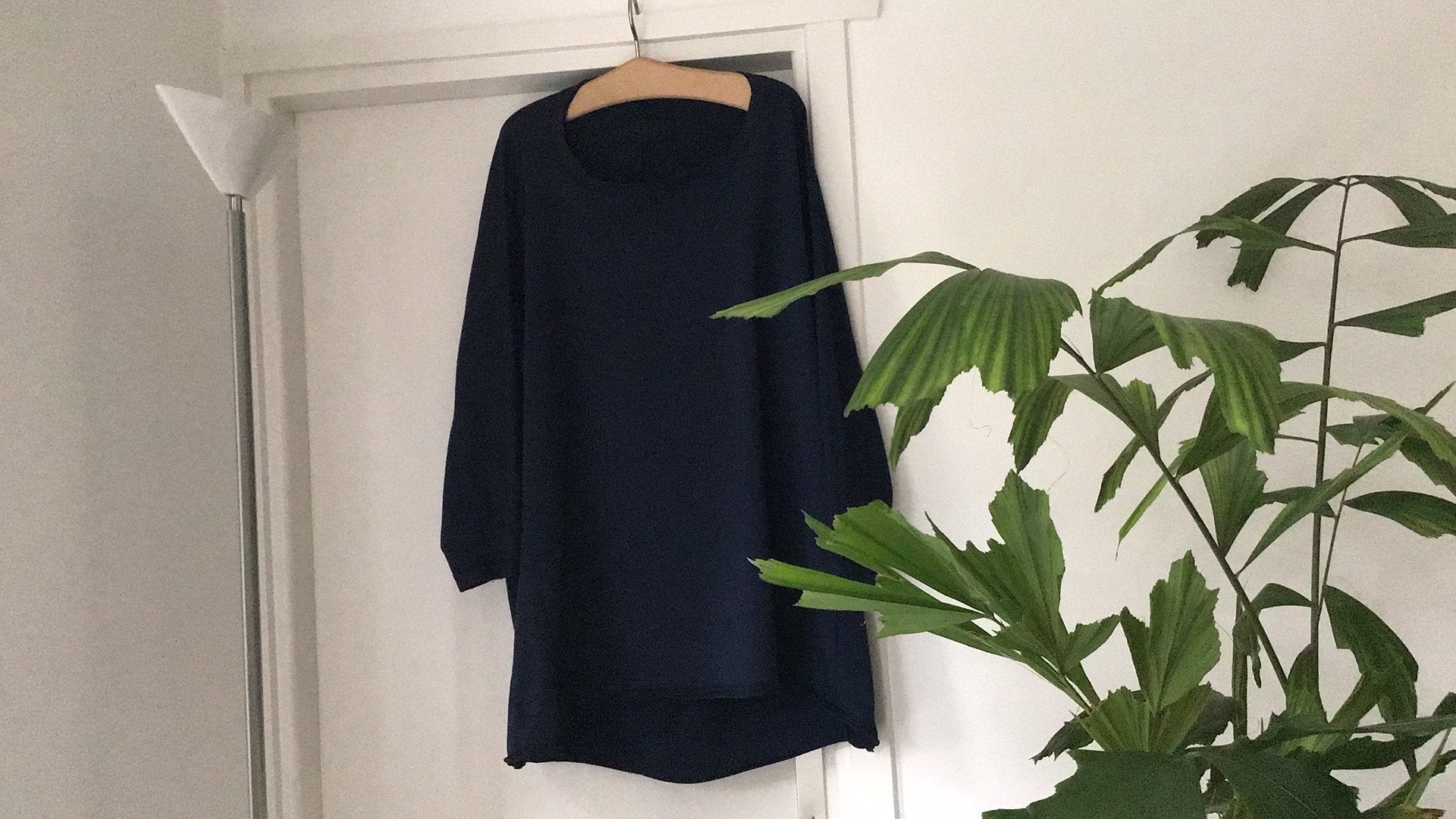 Rundholz blauwe jurk/tuniek, Ophalen of Verzenden, Zo goed als nieuw, Maat 42/44 (L), Blauw