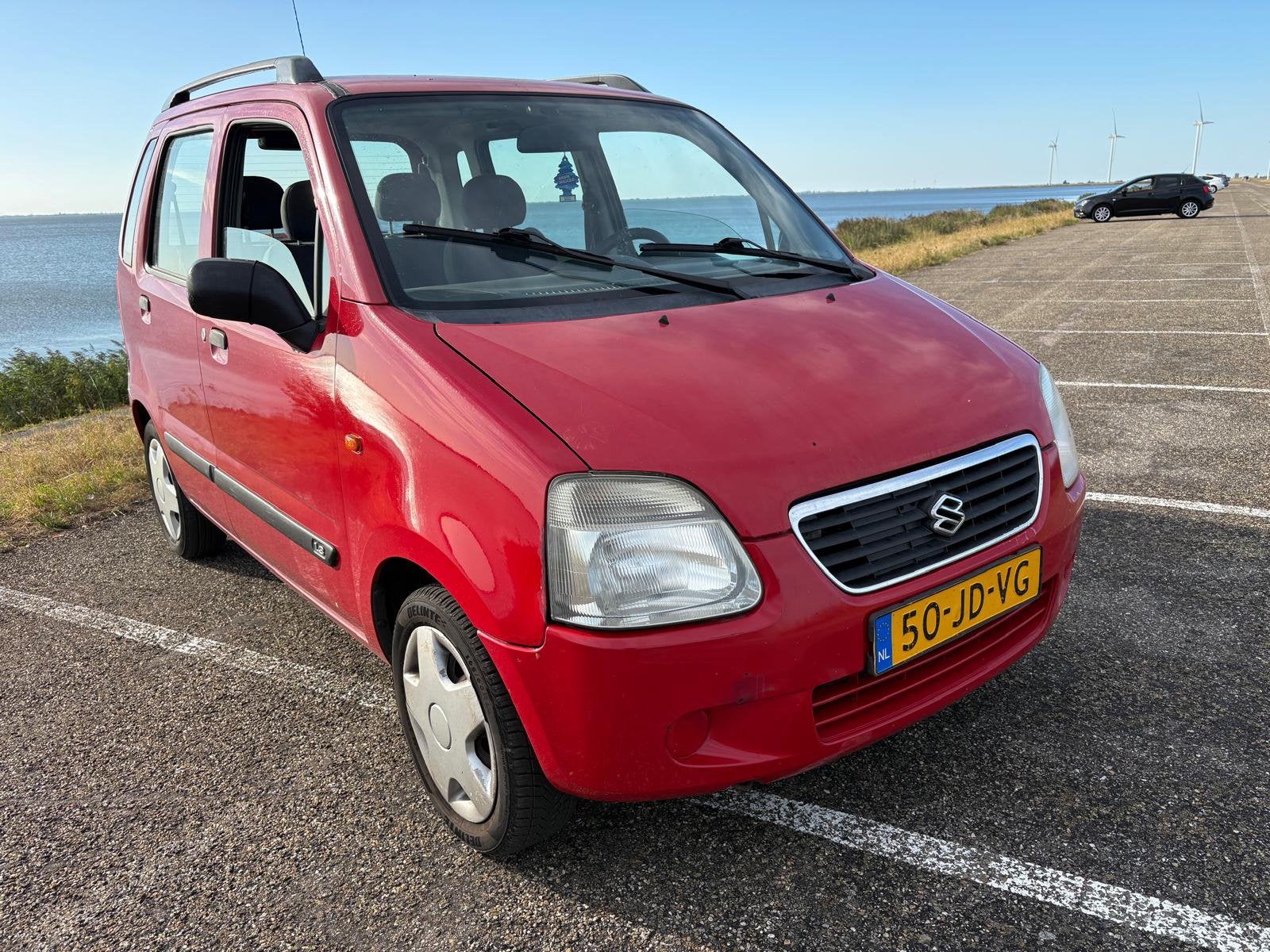 Suzuki Wagon R+ 1.3 AUTOMAAT/APK JULI 2027/SCHERM/AIRCO, Auto's, Stof, 40 €/maand, 4 cilinders, Origineel Nederlands