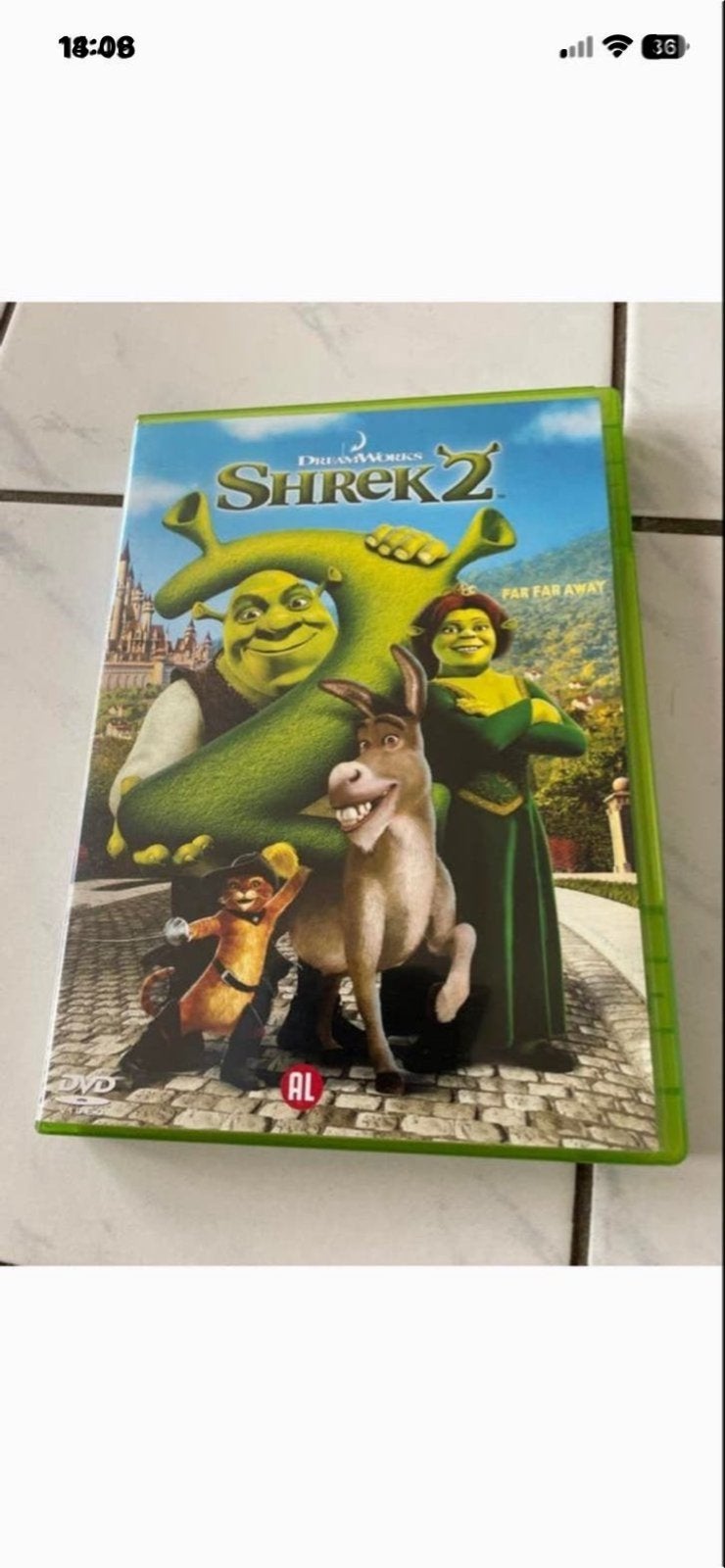 Shrek 2 DVD - Far, Far away., Bonusmateriaal, Animatie, Nederlands, Zo goed als nieuw