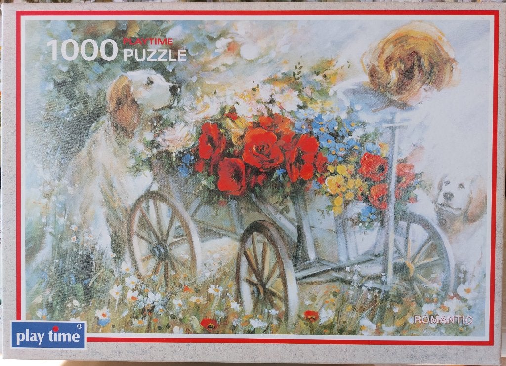 'Romantic' dromerige legpuzzel van 1000 stukjes - playtime, Ophalen of Verzenden, 500 t/m 1500 stukjes, Zo goed als nieuw, Legpuzzel