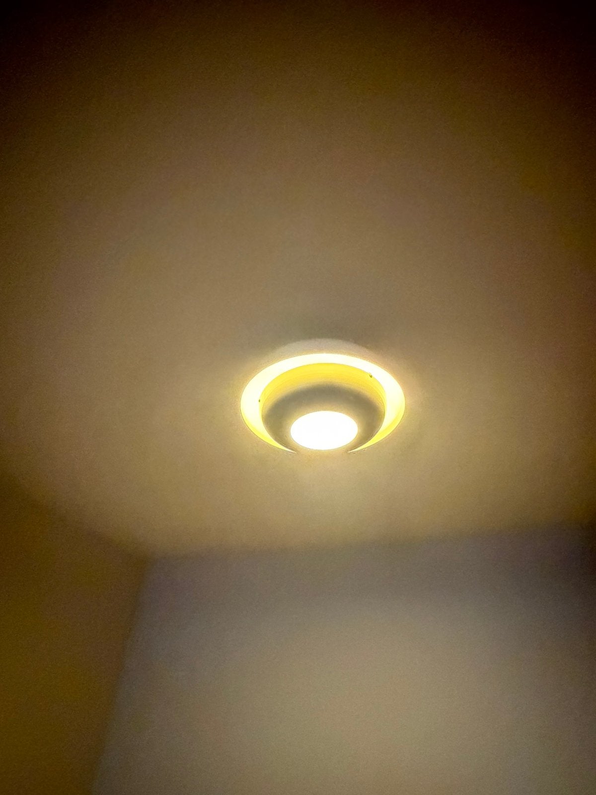 Kwantum retro plafondlamp beige, Ophalen, Nieuw