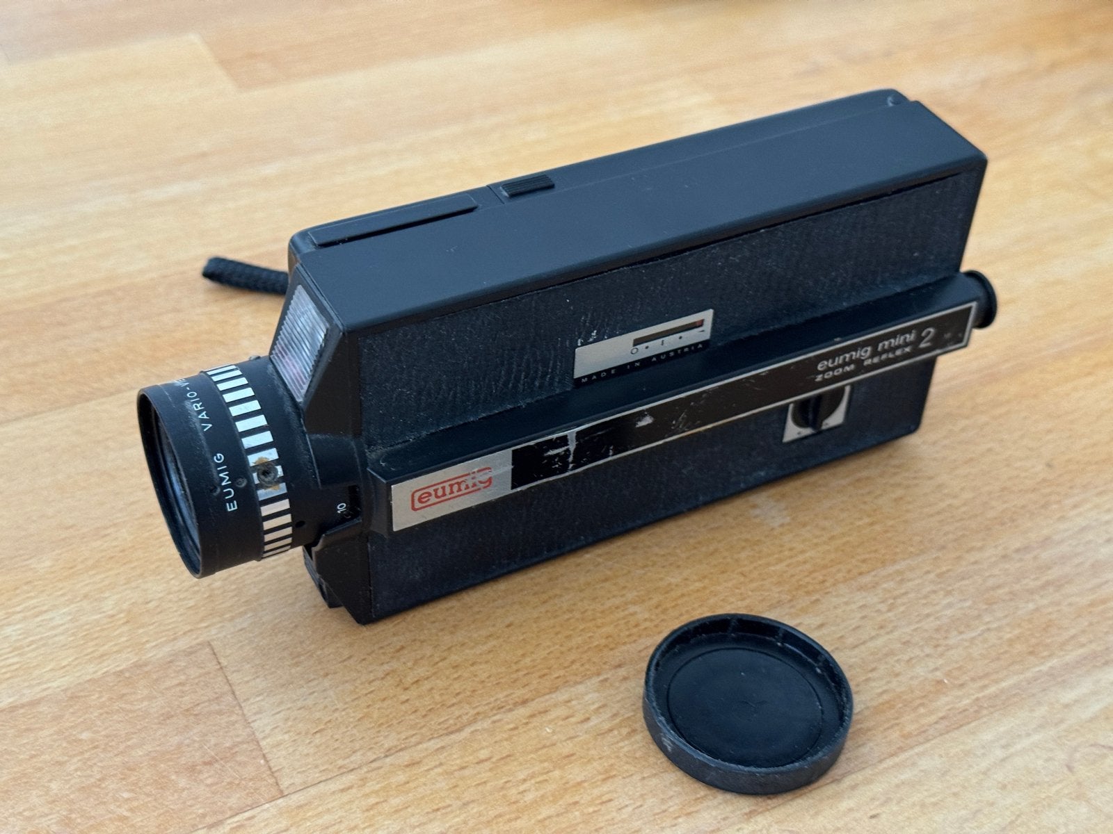 Mooie Eumig mini 2 zoom reflex super 8 camera, Ophalen of Verzenden, 8mm