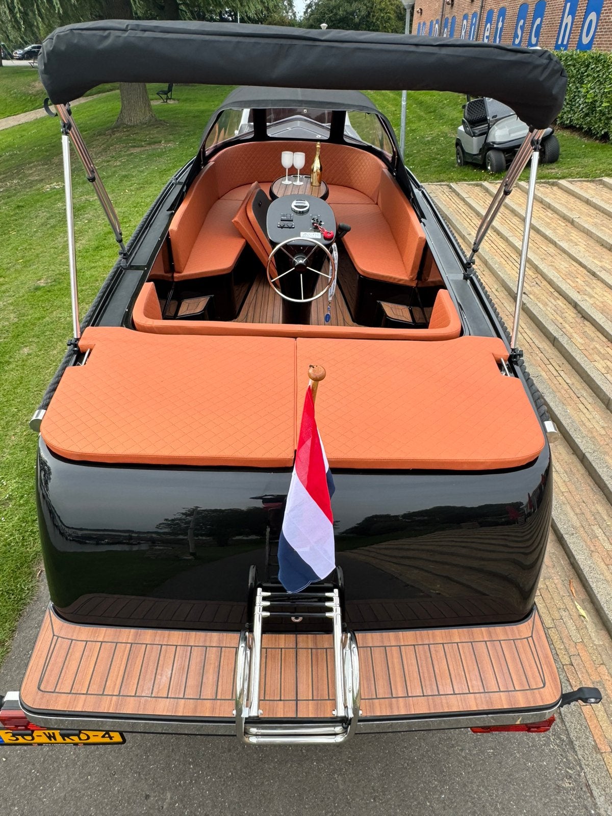 Maassloep 590 Honda 20pk 4takt full opties nieuw!, Ophalen, Zo goed als nieuw, Maassloep, Elektrische start