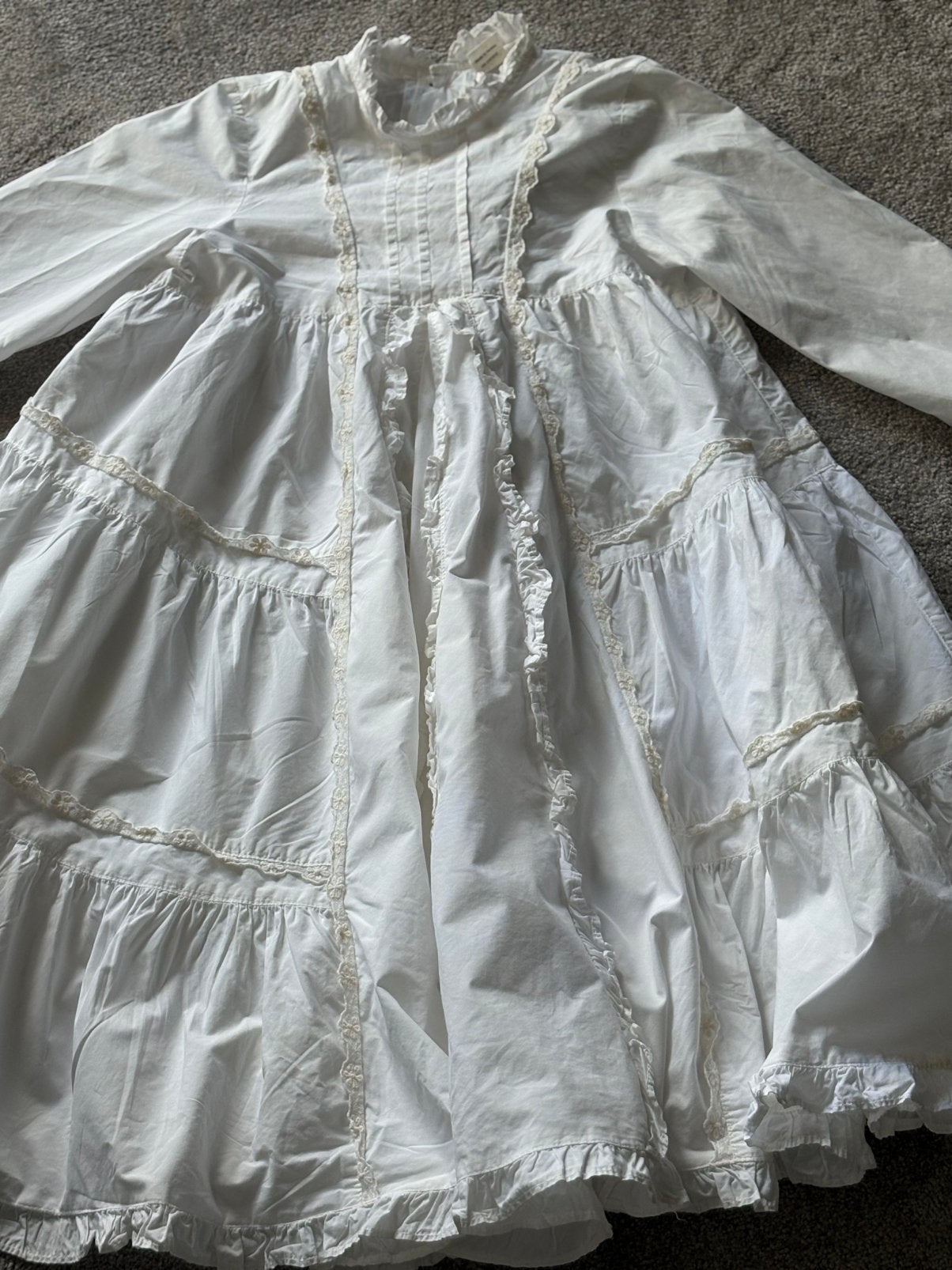 Mooie meisjesjurk van Jottum maat 122 van gebroken wit, Kinderen en Baby's, Kinderkleding | Maat 122, Ophalen of Verzenden, Zo goed als nieuw