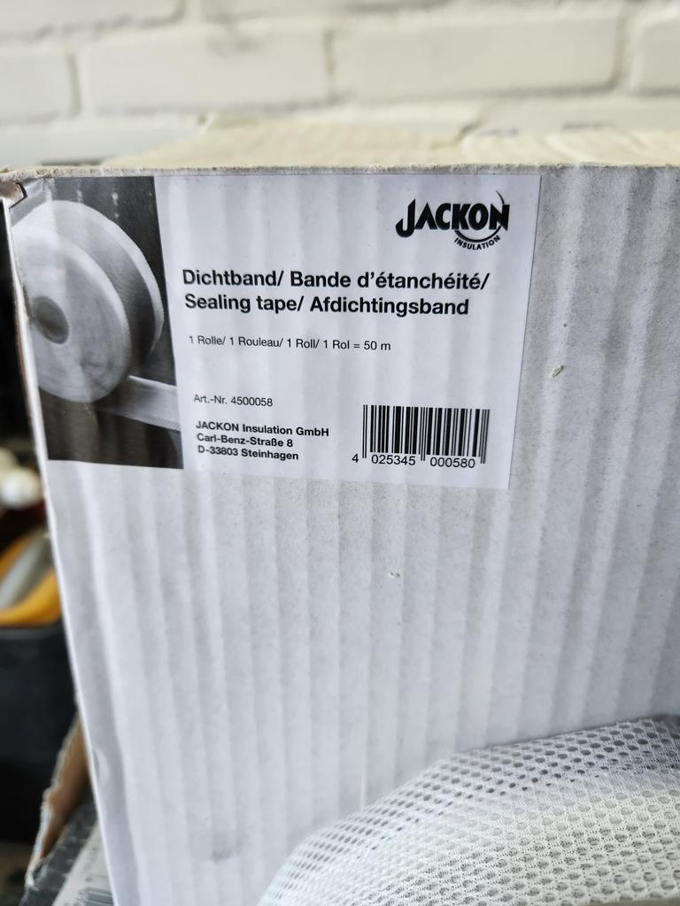 Jackoboard afdichtingsband, Doe-het-zelf en Verbouw, Minder dan 4 cm, Overige materialen, Nieuw, Ophalen of Verzenden