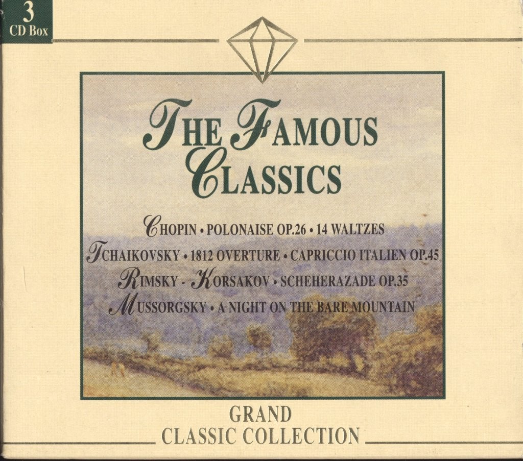 The Famous Classics (3 cd box), Overige typen, Ophalen of Verzenden, Zo goed als nieuw, Classicisme