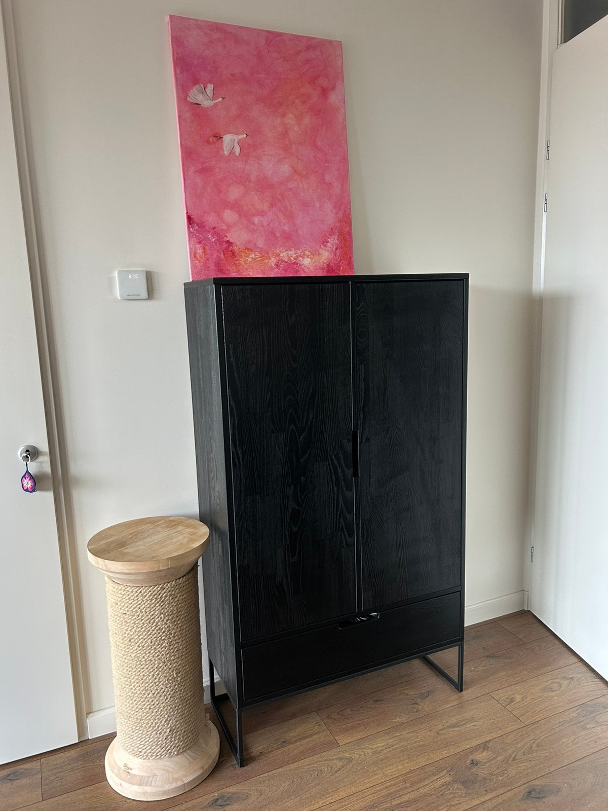 Woood 2-deurs kast Silas, Ophalen, 100 tot 150 cm, Zo goed als nieuw, 150 tot 200 cm