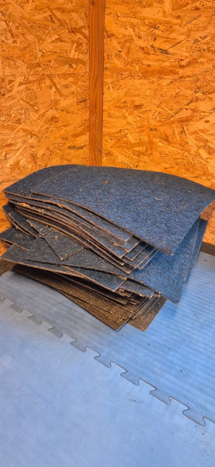 Tapijttegels 50x50 cm - Zwart, Grijs, Blauw, Ophalen, Gebruikt, 50 tot 100 cm, 50 tot 100 cm