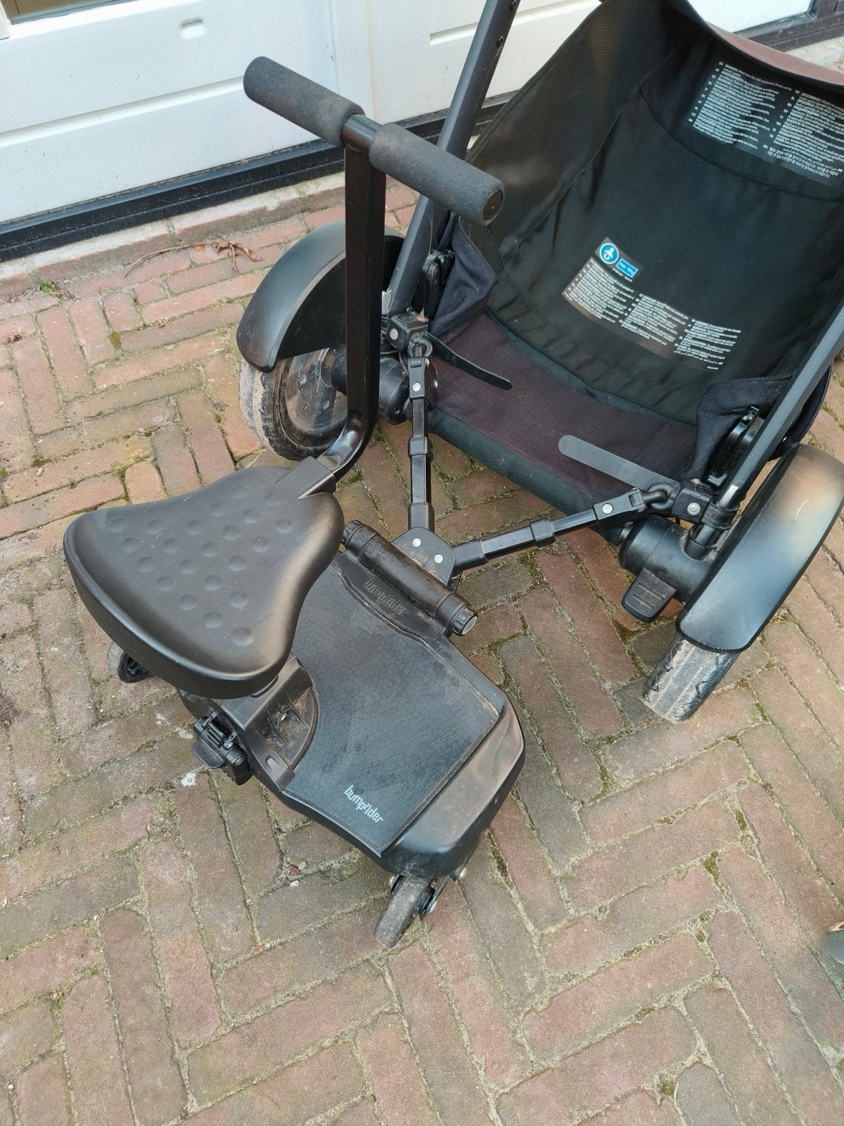 Bumprider meerijdplankje met zitje, Kinderen en Baby's, Ophalen, Gebruikt, Overige merken