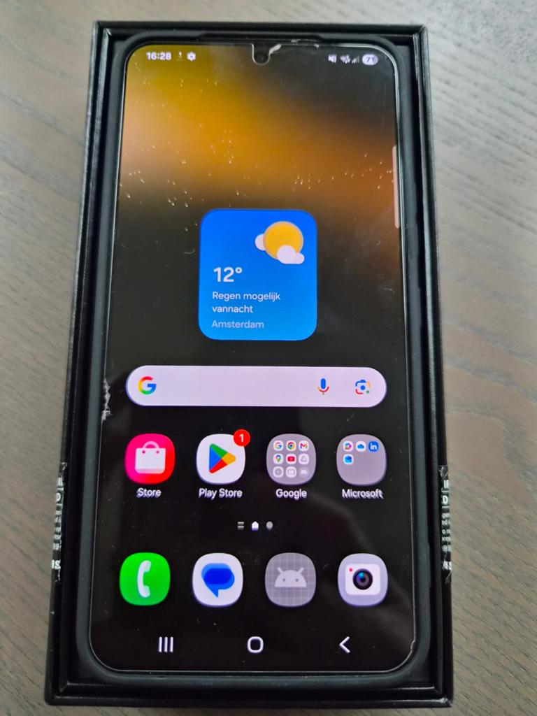 Samsung Galaxy S22 256GB Phantom Black - Zo goed als nieuw, Ophalen, Zwart, Touchscreen, Zo goed als nieuw