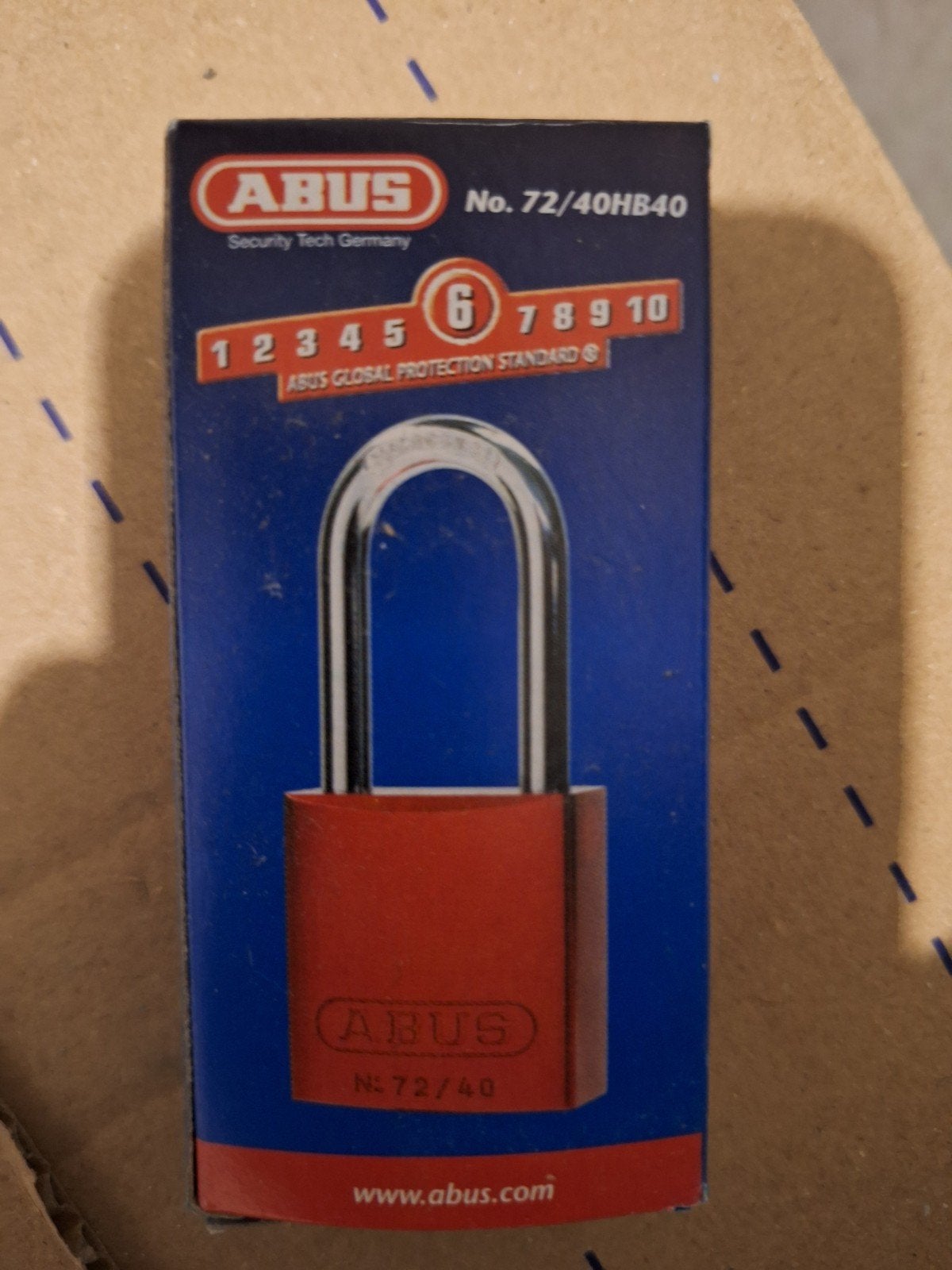 Abus hangslot, Verzenden, Nieuw