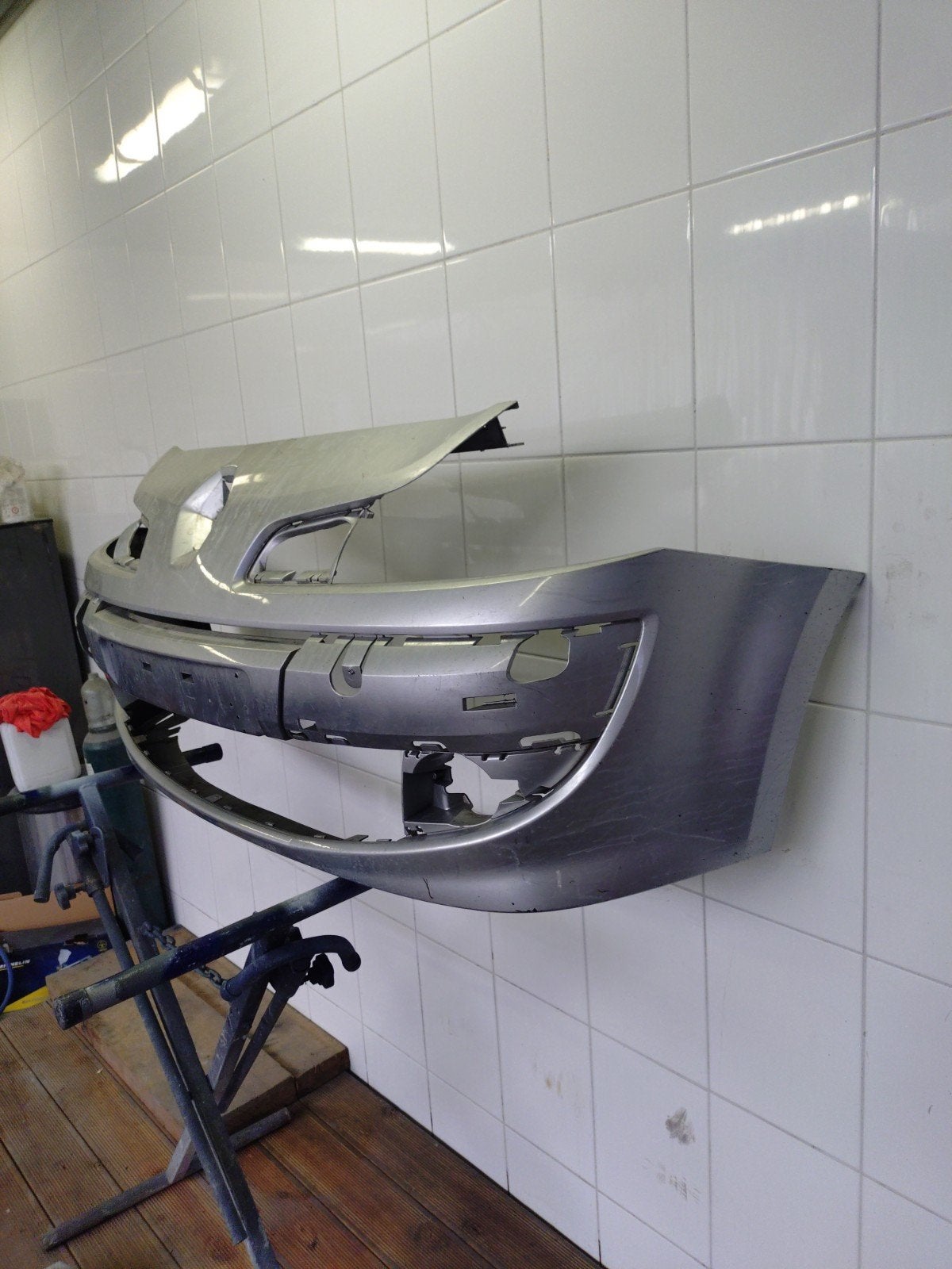 Voorbumper Renault Modus (2004-2008) Zilver, Auto-onderdelen, Ophalen of Verzenden, Linzer autos, T,77, 5r62gj