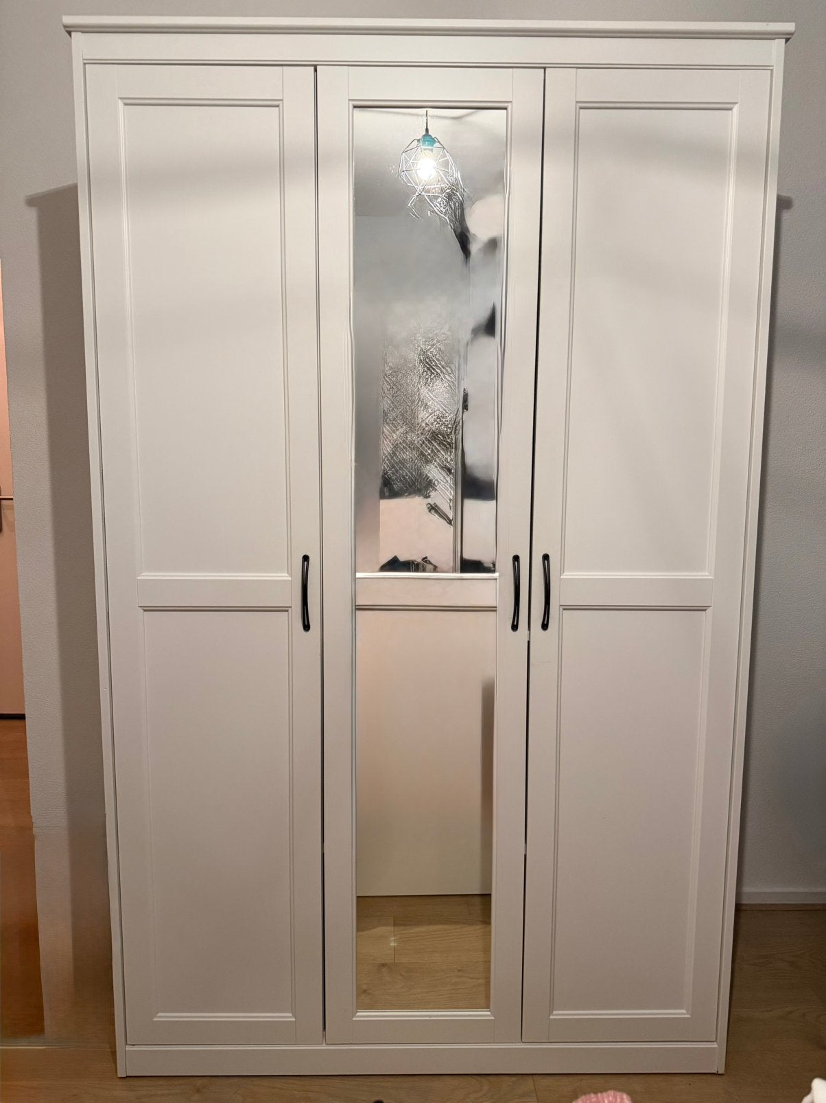 Ikea Songesand kledingkast wit 120 x 60 x 191, Ophalen, Met deur(en), Gebruikt, 100 tot 150 cm