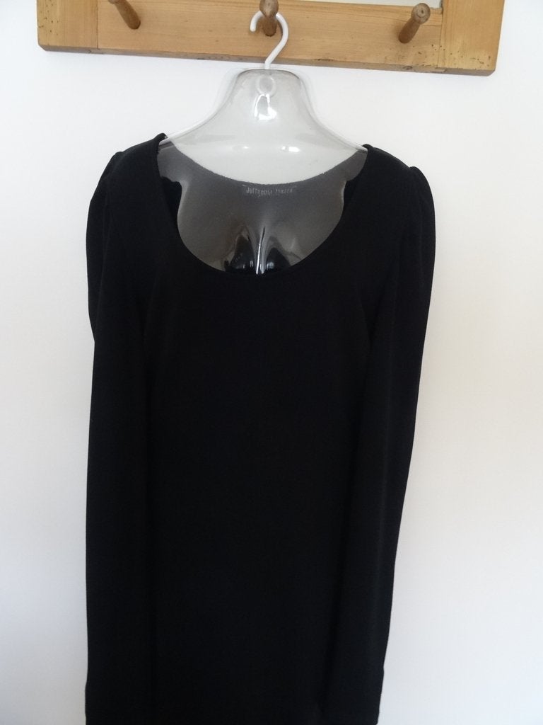 Juffrouw Jansen najaars casual black dress mt L, Zwart, Maat 42/44 (L), Ophalen of Verzenden, Zo goed als nieuw