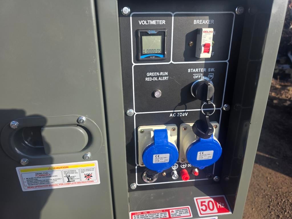 Aggegraat/ generator 12kw nieuw, Benzine, Nieuw, Ophalen of Verzenden, Geluidgedempt