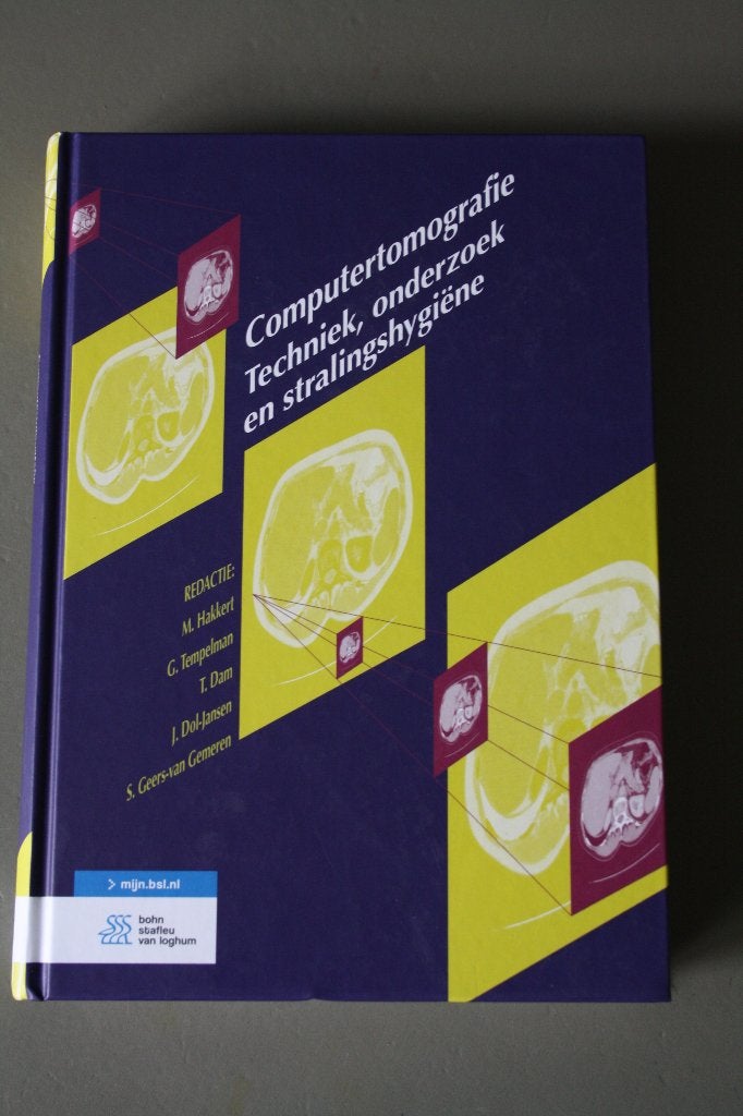 Computertomografie Techniek, onderzoek en stralingshygiëne, Boeken, Hakkert Tempelman, Zo goed als nieuw, Beta, HBO