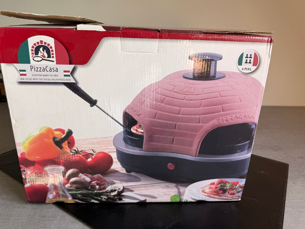 PizzaCasa Mini Pizza Oven - Italiaanse Pizza Avonden Thuis!, Witgoed en Apparatuur, Ovens, Ophalen, Minder dan 45 cm, Overige merken