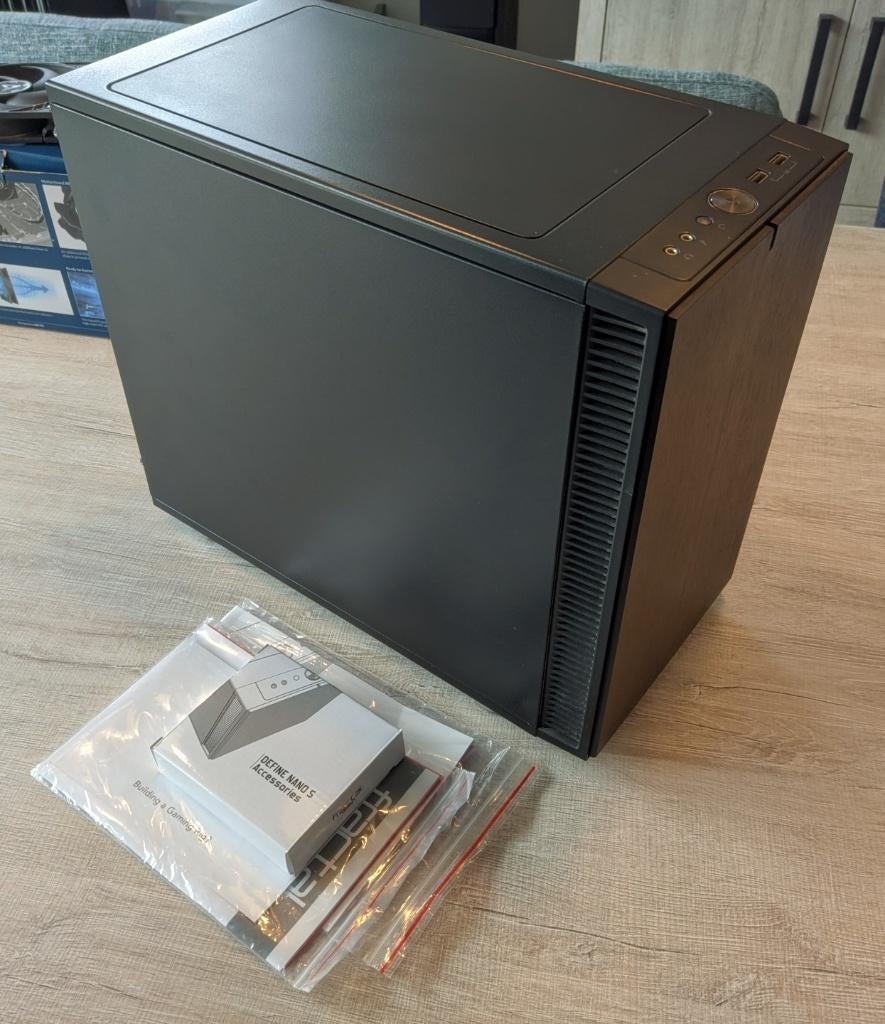 Fractal Design Define Nano S Zwart, Ophalen of Verzenden, Zo goed als nieuw