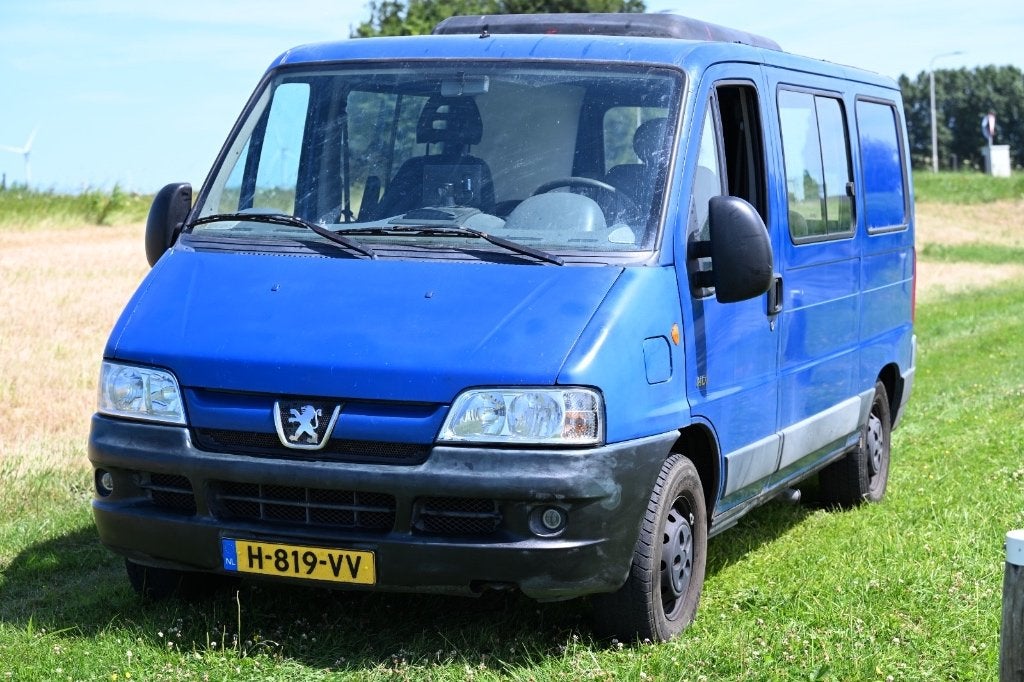 Peugeot boxer camper 2003, Auto's, Voorwielaandrijving, 2207 kg, 4 cilinders, Blauw