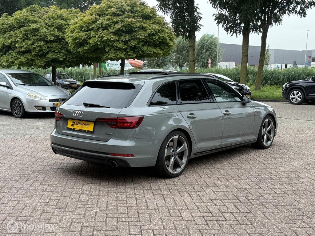 Audi A4 Avant 2.0 TFSI quattro S-line Panodak Alcantara Virt, Auto's, Audi, Automaat, 15 km/l, Zwart, 4 cilinders