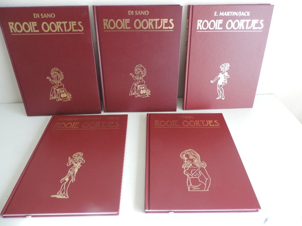 5  x Rooie Oortjes, hardcover, Boeken, Eén stripboek, Ophalen of Verzenden, Gelezen