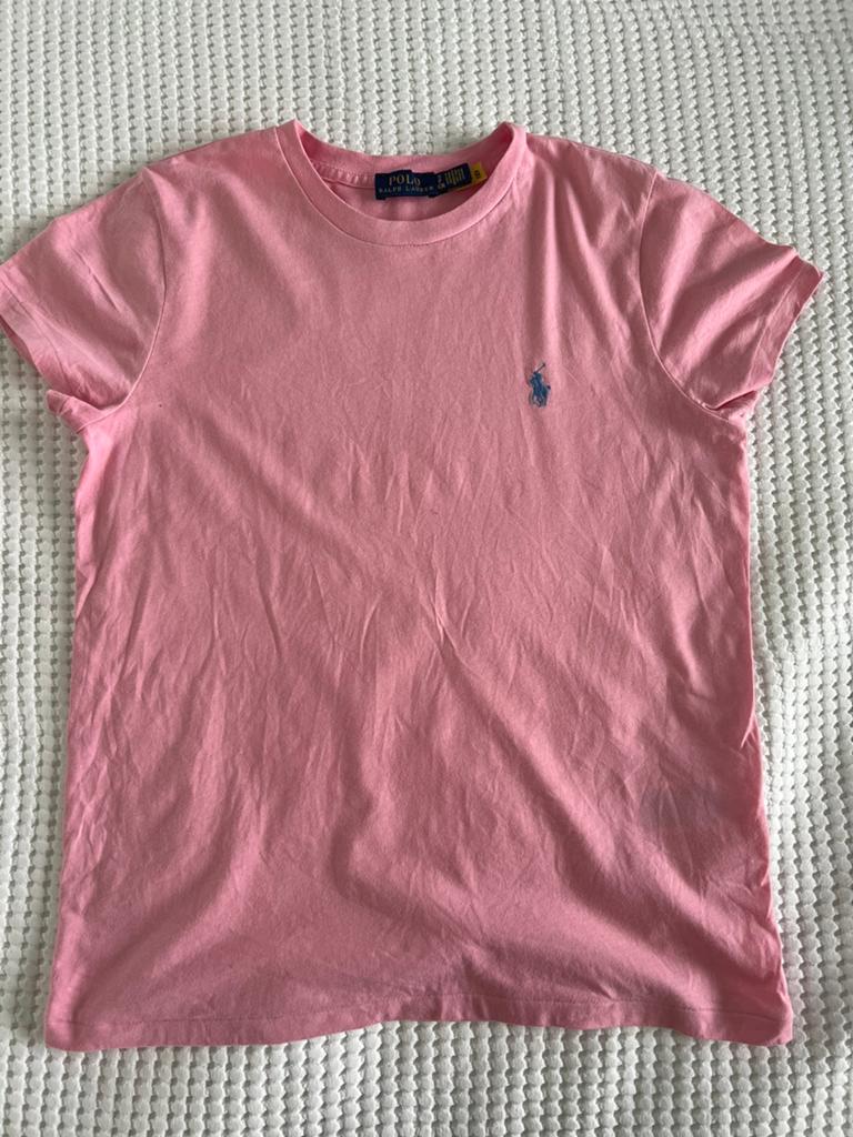 Ralph Lauren t shirt S blauw paardje, Kleding | Dames, T-shirts, Verzenden, Korte mouw, Roze, Maat 36 (S)