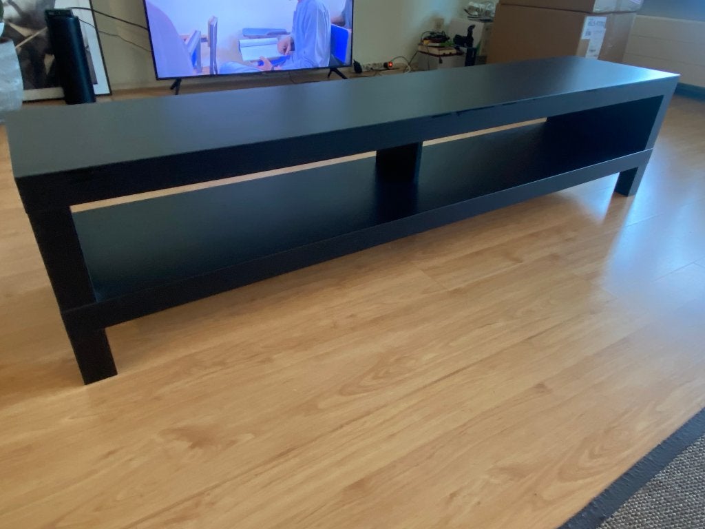 Tv-meubel Lack IKEA, Huis en Inrichting, Ophalen, 150 tot 200 cm, Zwartbruin, Zo goed als nieuw