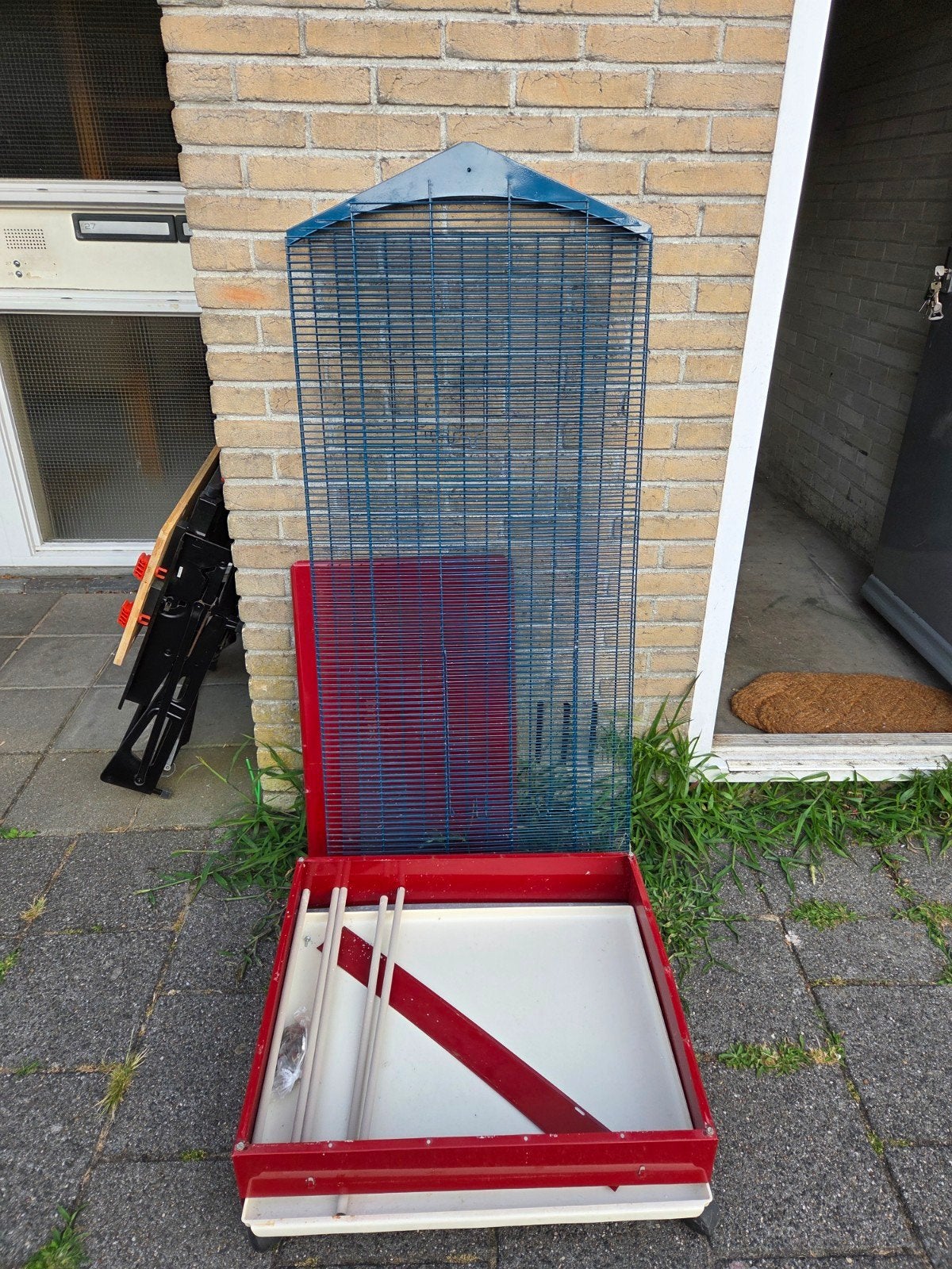 Ferplast Vogelkooi t.e.a.b, Ophalen of Verzenden, Gebruikt, Metaal, Vogelkooi