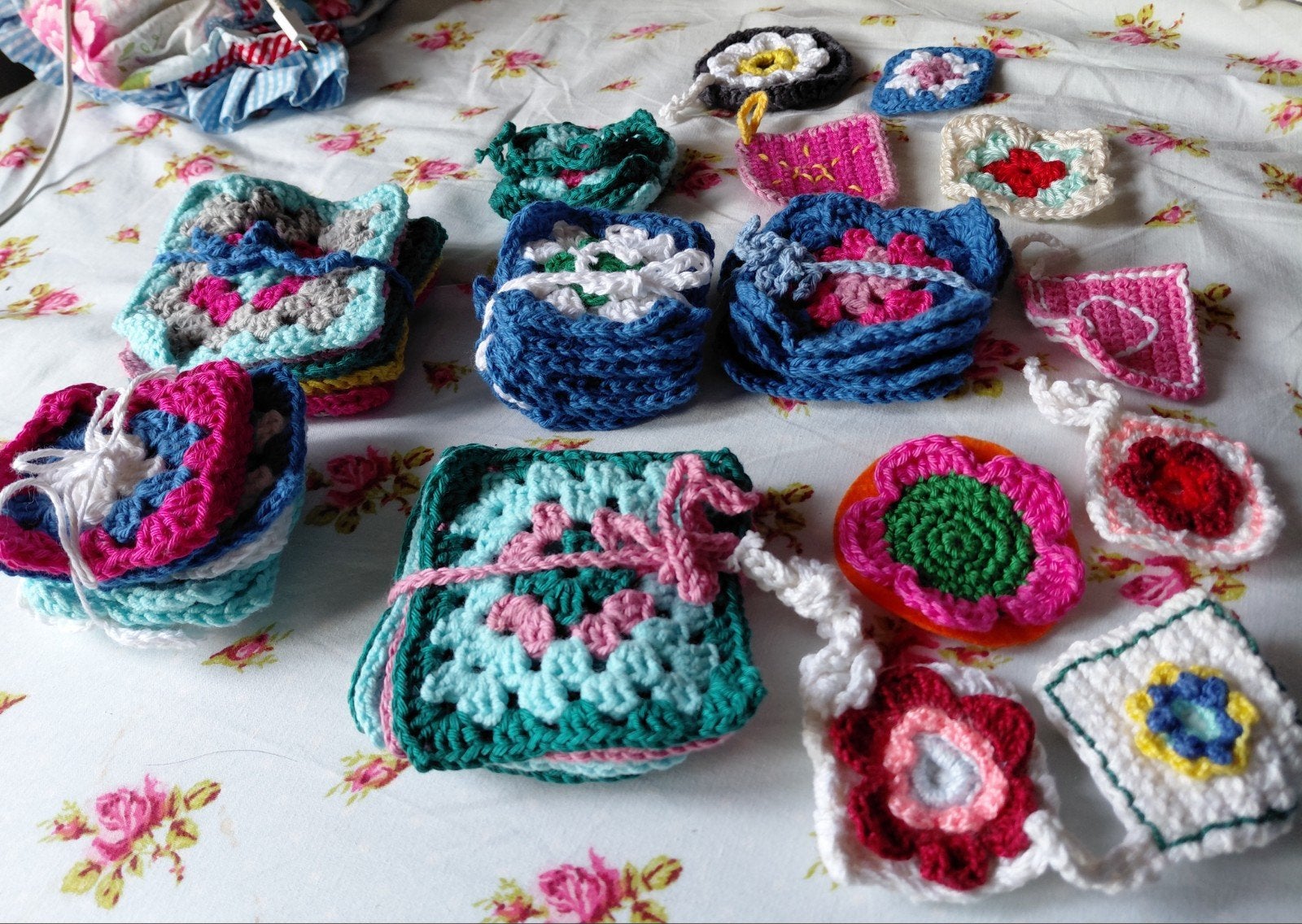 Heel veel haaksels, veel vierkantjes!, Hobby en Vrije tijd, Breien en Haken, Ophalen of Verzenden, Breien of Haken, Wol of Garen