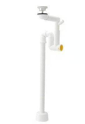 sifon met flexibele buis IKEA, Doe-het-zelf en Verbouw, Buizen en Afvoer, Ophalen, Afvoer, Pvc, Nieuw