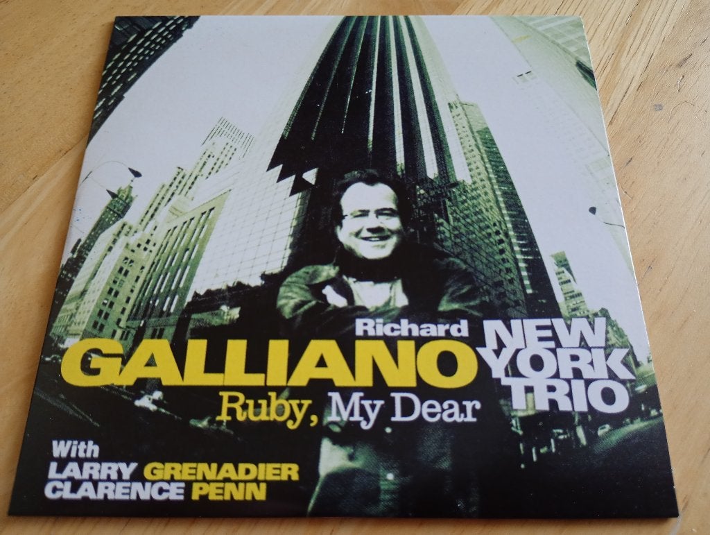 CD Richard Galliano New York Trio - Ruby, My Dear, Verzenden, Zo goed als nieuw, Jazz, Album