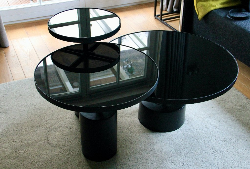 Salon tafeltje 3 stuks modern, Huis en Inrichting, Ophalen, 50 – 75, Gebruikt, 50 tot 100 cm
