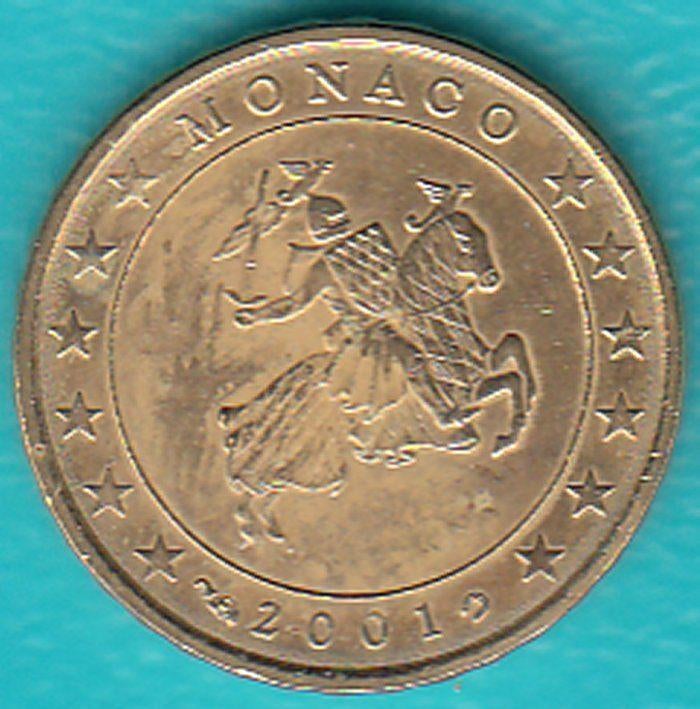 Monaco 10 eurocent 2001 UNC in munthouder - schaars !, Postzegels en Munten, Munten | Europa | Euromunten, Ophalen of Verzenden