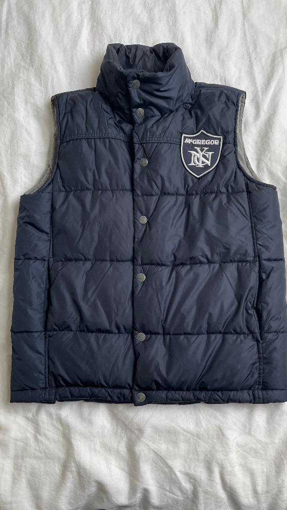 Mc Gregor McGregor bodywarmer maat 164 kleur blauw NIEUWSTAA, McGregor, Jongen of Meisje, Ophalen of Verzenden, Zo goed als nieuw