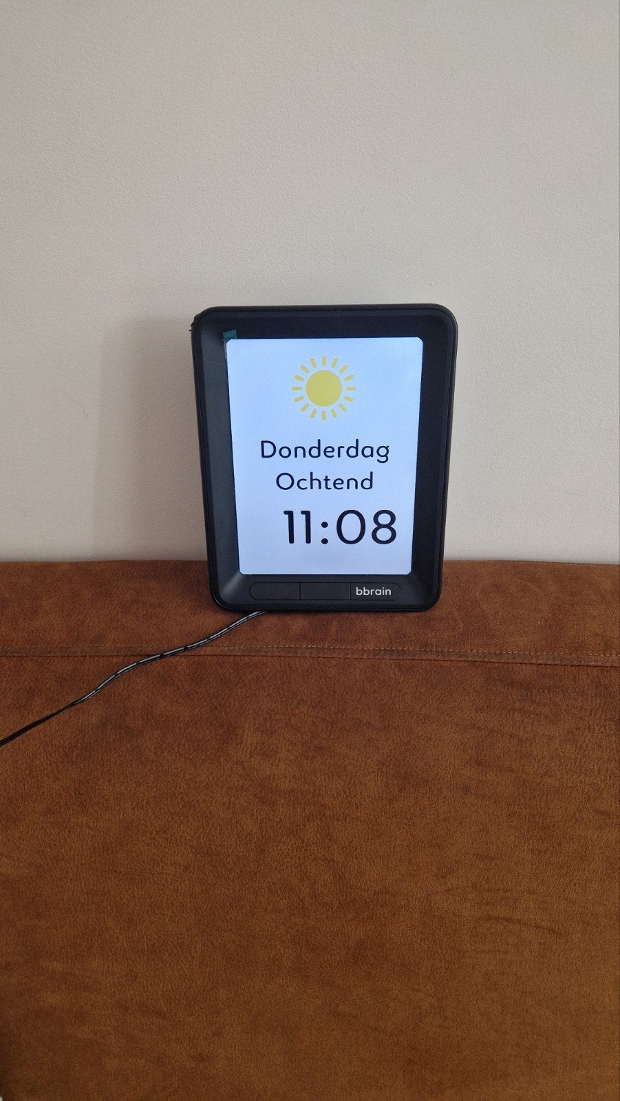 BBrain Dagklok - Duidelijke weergave van tijd en dag, Ophalen of Verzenden, Gebruikt, Digitaal