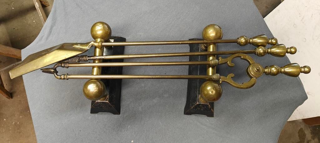Haard / kachel bestek set openhaard set, Ophalen, Hout, Houtkachel