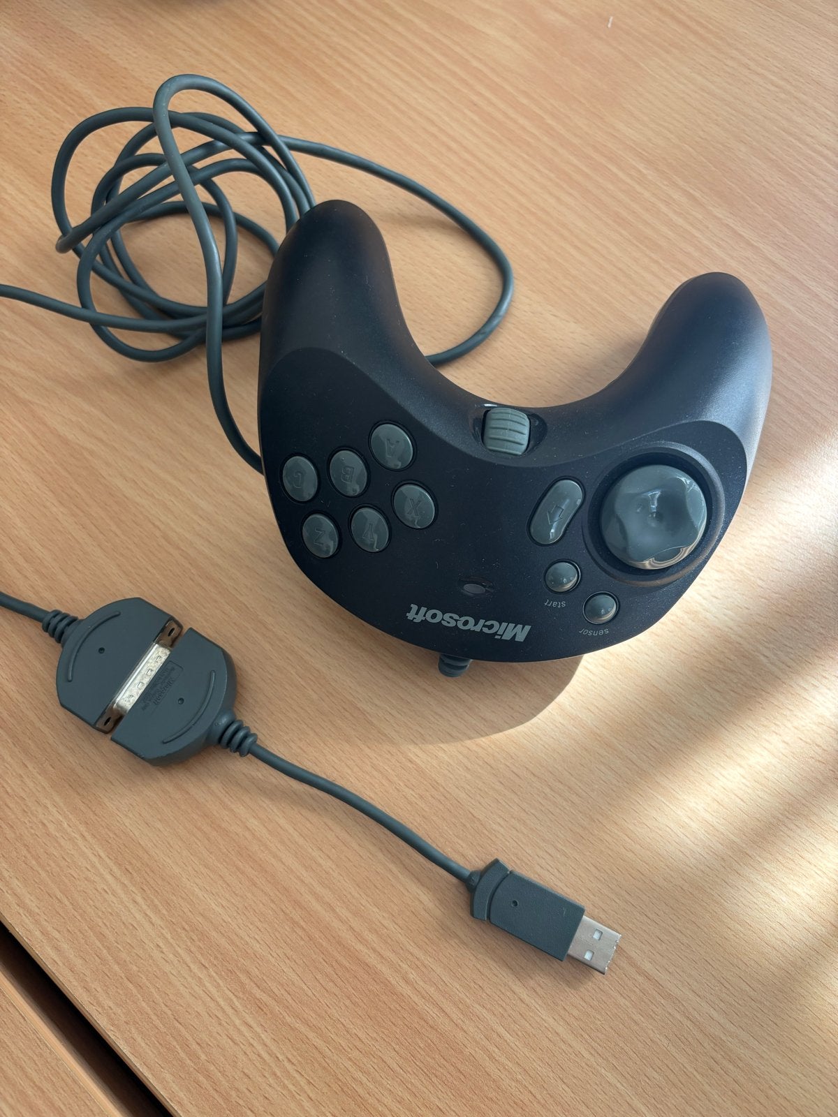 Microsoft Sidewinder Gamepad USB - Klassieke Controller, Ophalen of Verzenden, Gebruikt