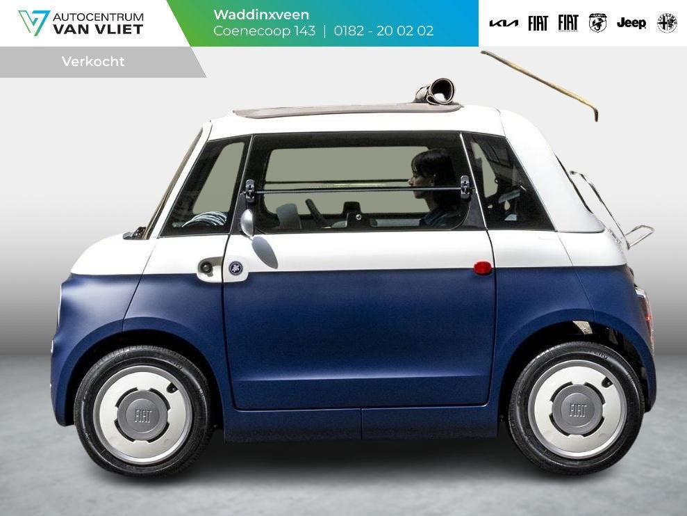 Fiat Topolino Vilebrequin Collectors Edition, Auto's, Automaat, Overige carrosserieën, Met garantie (alle), Blauw