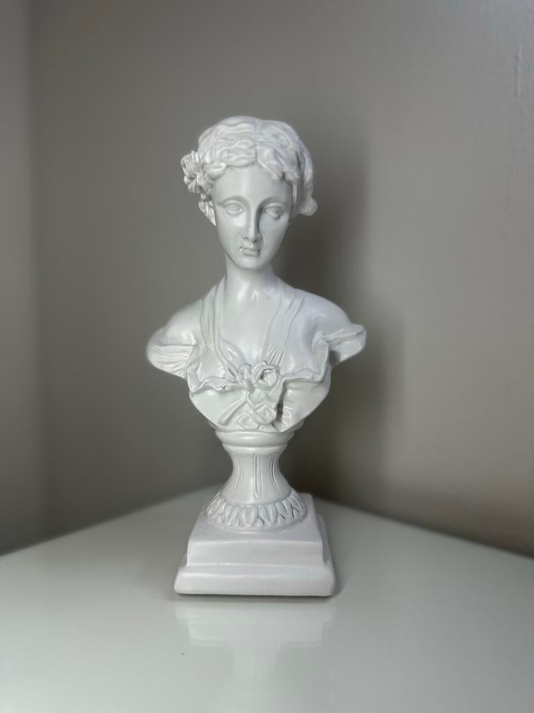 GRIEKSE BEELD - Vrouw | Buste | Greek | Decoratie | Art, Antiek en Kunst, Kunst | Beelden en Houtsnijwerken, Ophalen of Verzenden