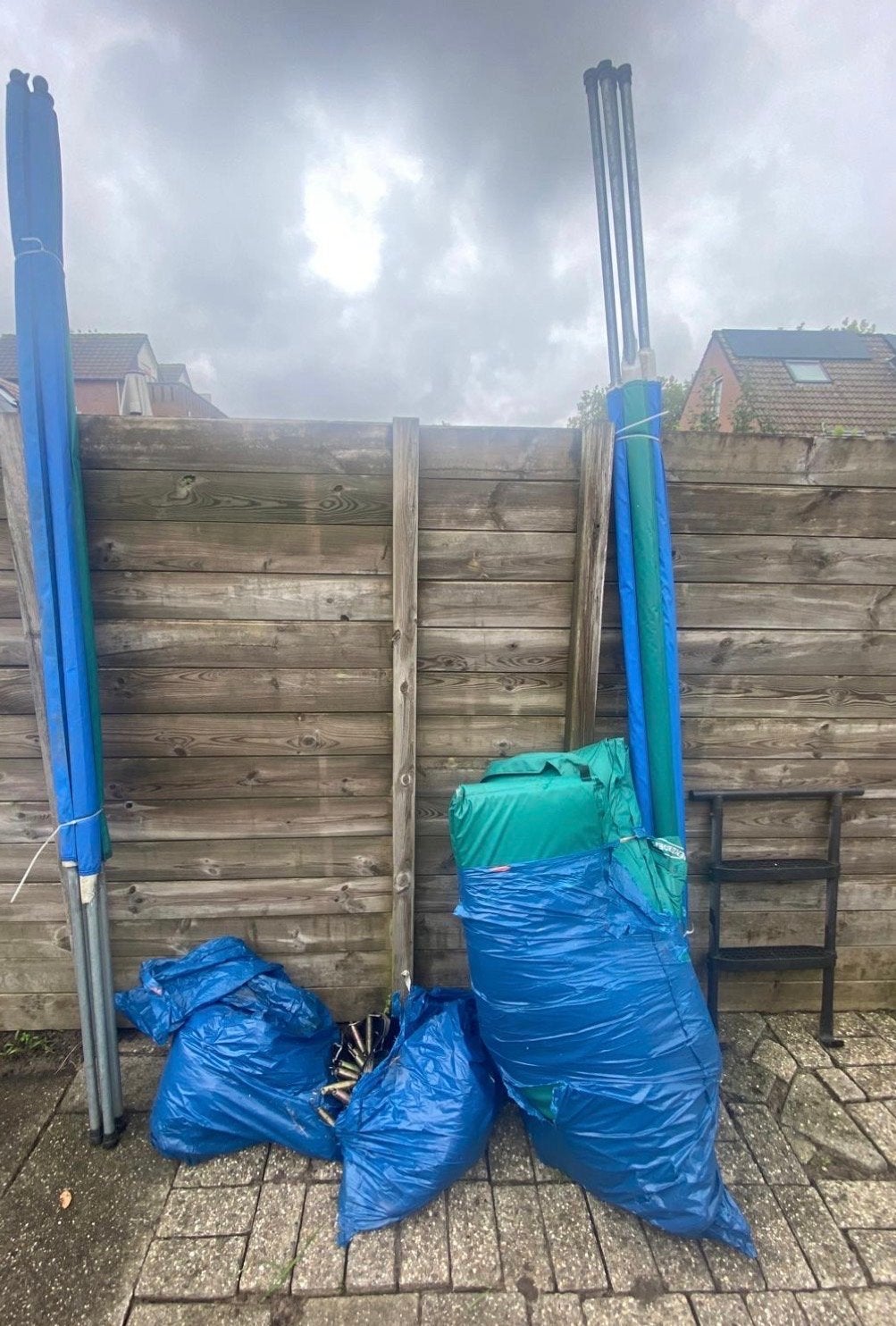 Trampoline, Ophalen, Gebruikt