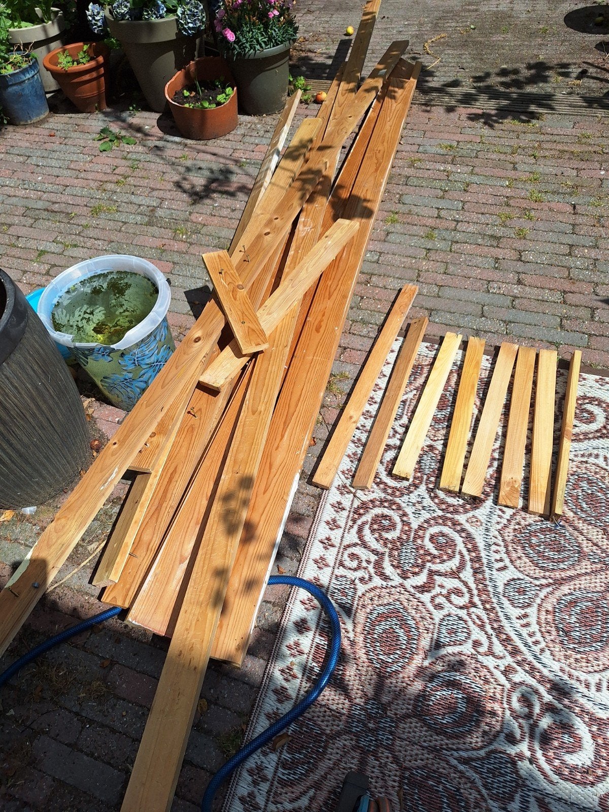 houten latten van vurenhout, Ophalen, Minder dan 25 mm, Plank, Minder dan 200 cm